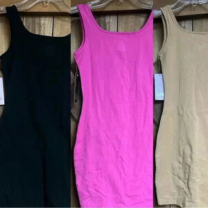 NWT Women’s XS Dresses 3 dresses Pink / Black / Tan from Wild Fable